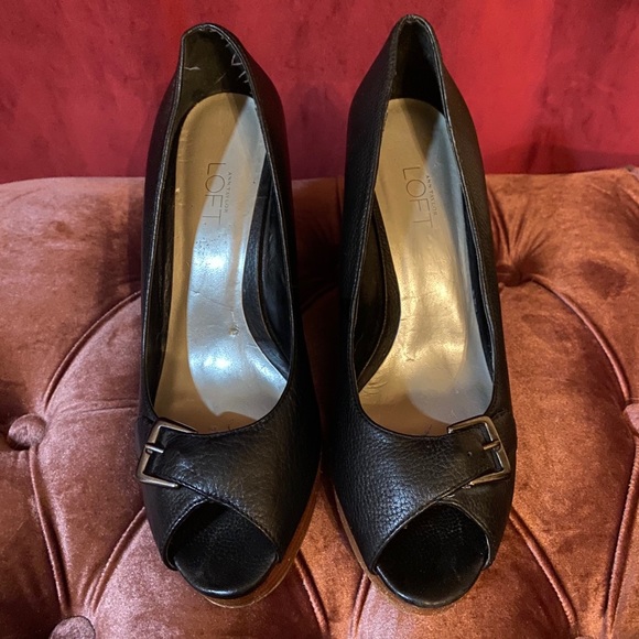 Loft Leather wedge . - Picture 2 of 6